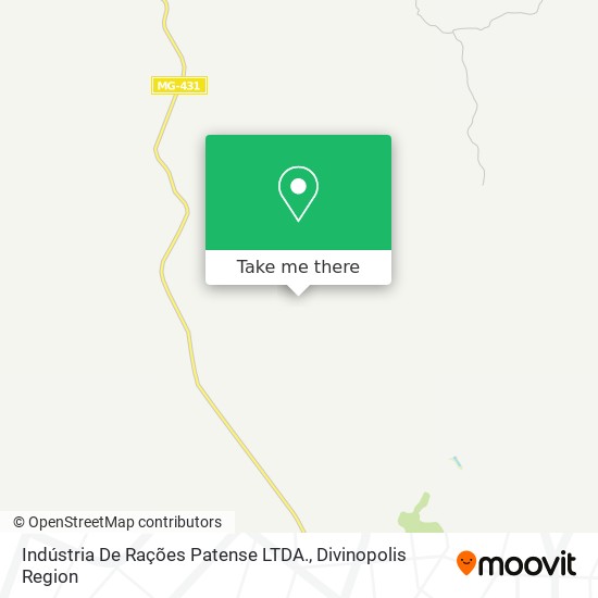 Indústria De Rações Patense LTDA. map