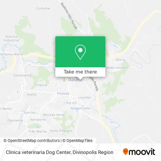 Clinica veterinaria Dog Center map