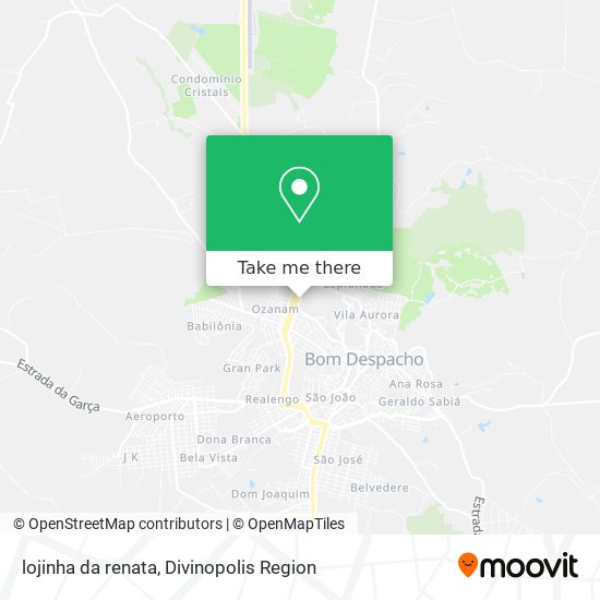 lojinha da renata map
