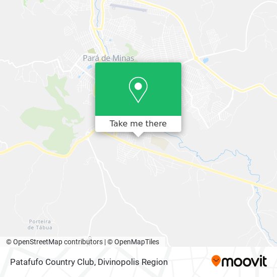 Patafufo Country Club map