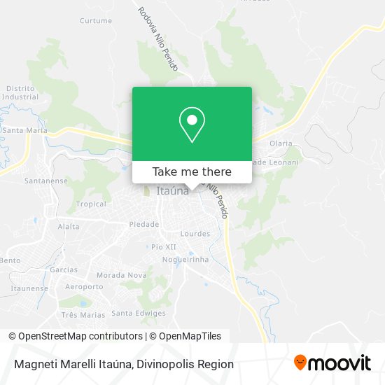 Magneti Marelli Itaúna map