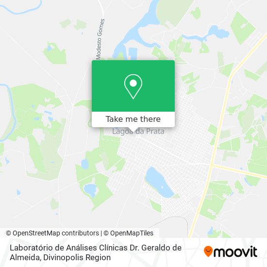 Laboratório de Análises Clínicas Dr. Geraldo de Almeida map