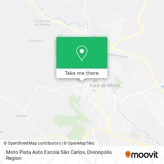 Moto Pista Auto Escola São Carlos map