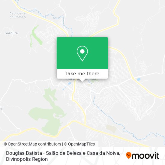 Mapa Douglas Batista - Salão de Beleza e Casa da Noiva