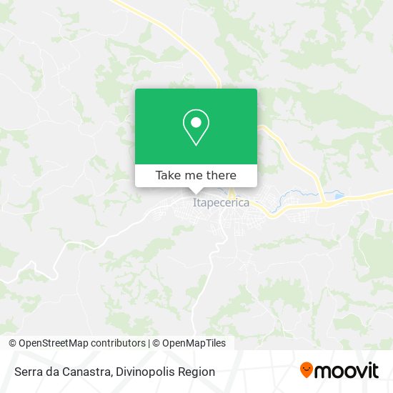 Mapa Serra da Canastra