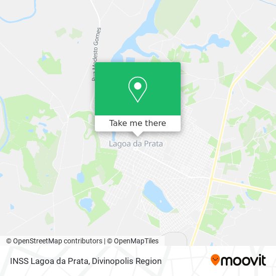 INSS Lagoa da Prata map
