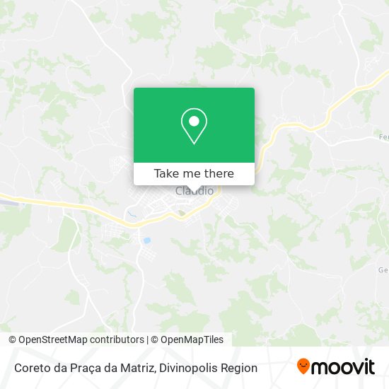 Coreto da Praça da Matriz map