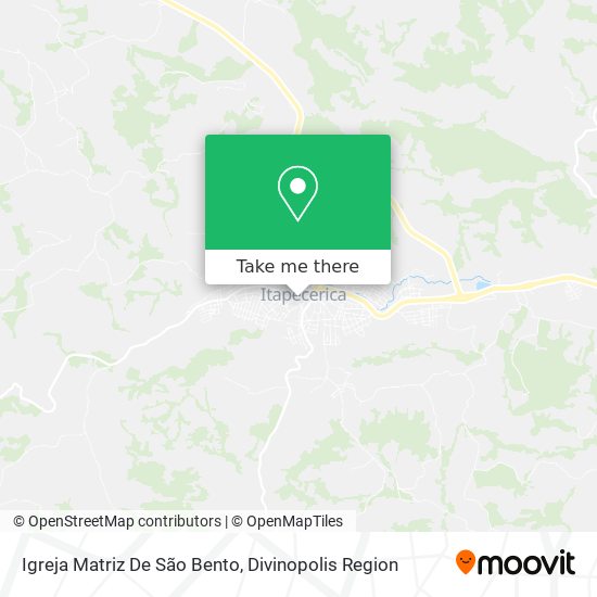 Igreja Matriz De São Bento map
