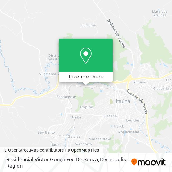 Mapa Residencial Victor Gonçalves De Souza