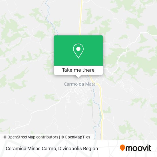 Ceramica Minas Carmo map