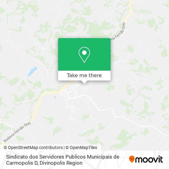 Sindicato dos Servidores Publicos Municipais de Carmopolis D map