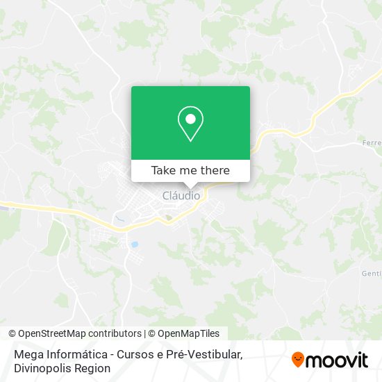 Mega Informática - Cursos e Pré-Vestibular map
