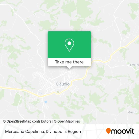 Mercearia Capelinha map