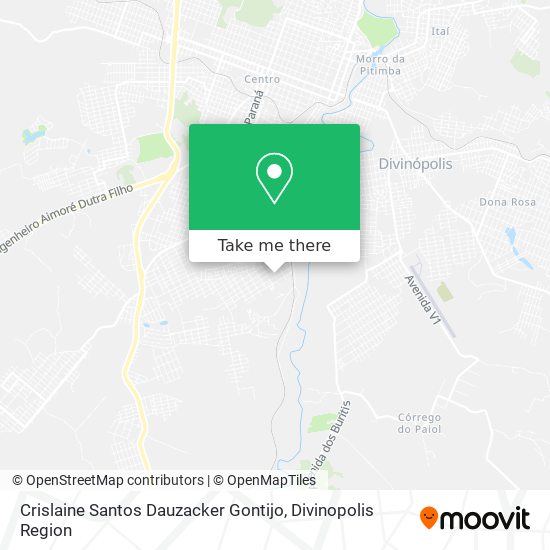 Crislaine Santos Dauzacker Gontijo map