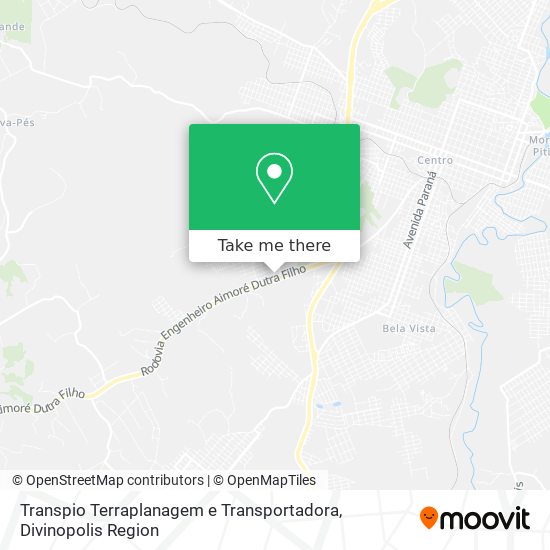 Transpio Terraplanagem e Transportadora map