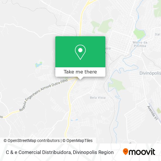 C & e Comercial Distribuidora map