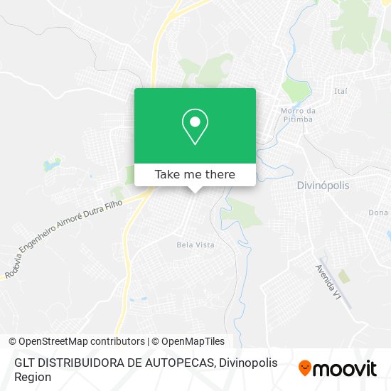 GLT DISTRIBUIDORA DE AUTOPECAS map
