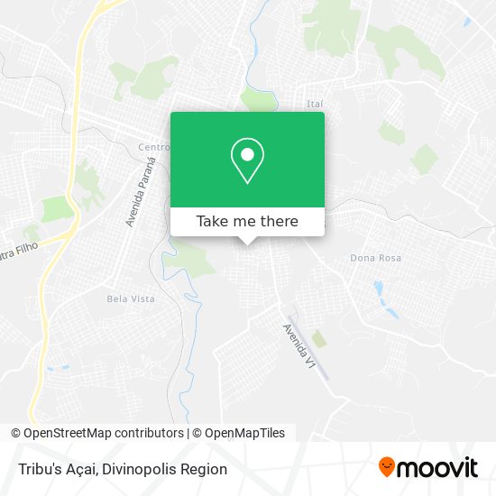 Tribu's Açai map