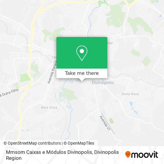 Mmsom Caixas e Módulos Divinopolis map