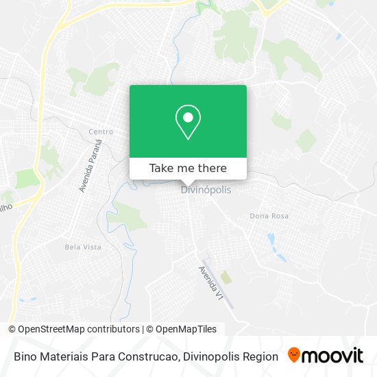Bino Materiais Para Construcao map