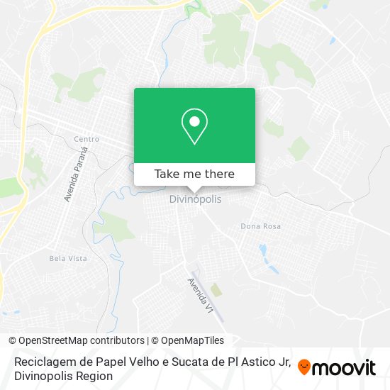 Reciclagem de Papel Velho e Sucata de Pl Astico Jr map
