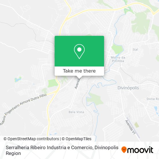 Mapa Serralheria Ribeiro Industria e Comercio