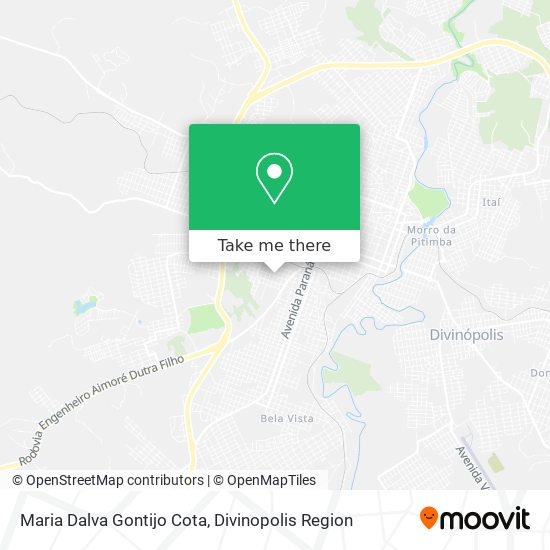 Mapa Maria Dalva Gontijo Cota