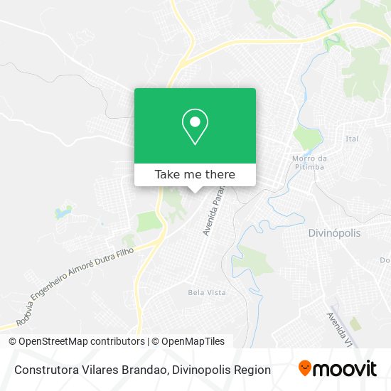 Mapa Construtora Vilares Brandao