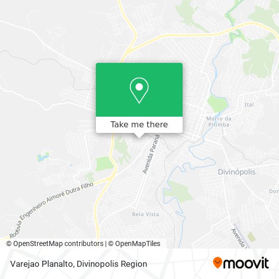 Varejao Planalto map