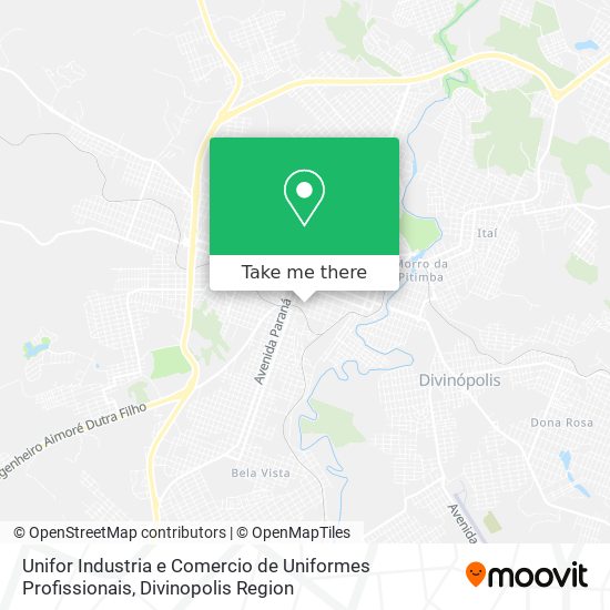 Unifor Industria e Comercio de Uniformes Profissionais map