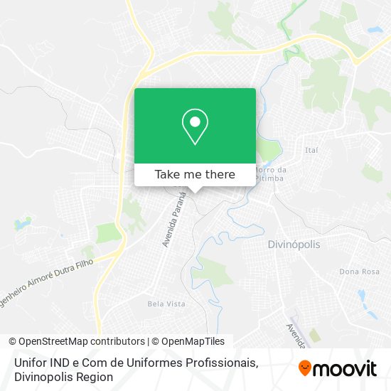 Unifor IND e Com de Uniformes Profissionais map