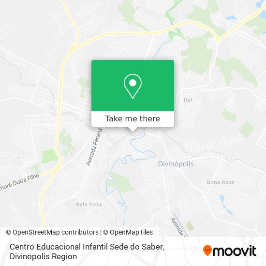 Centro Educacional Infantil Sede do Saber map