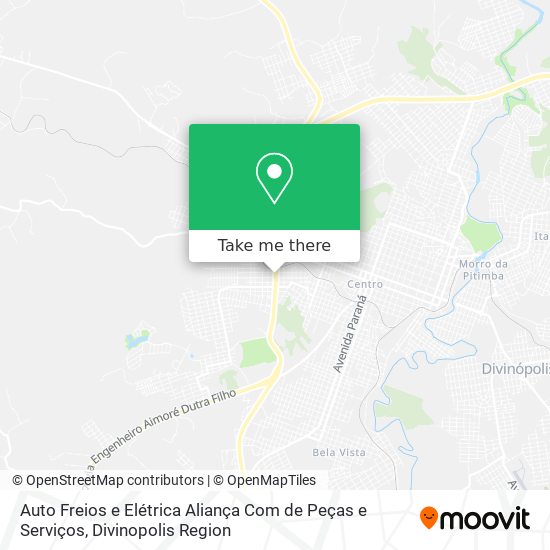 Auto Freios e Elétrica Aliança Com de Peças e Serviços map