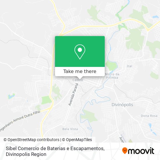 Sibel Comercio de Baterias e Escapamentos map