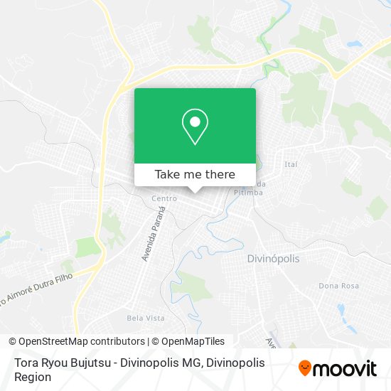Tora Ryou Bujutsu - Divinopolis MG map