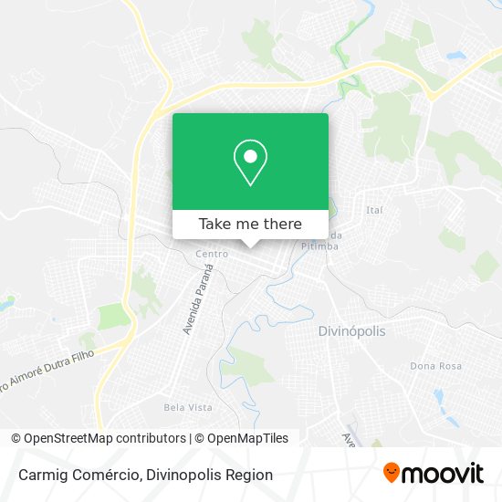 Carmig Comércio map