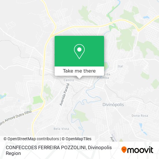 CONFECCOES FERREIRA POZZOLINI map
