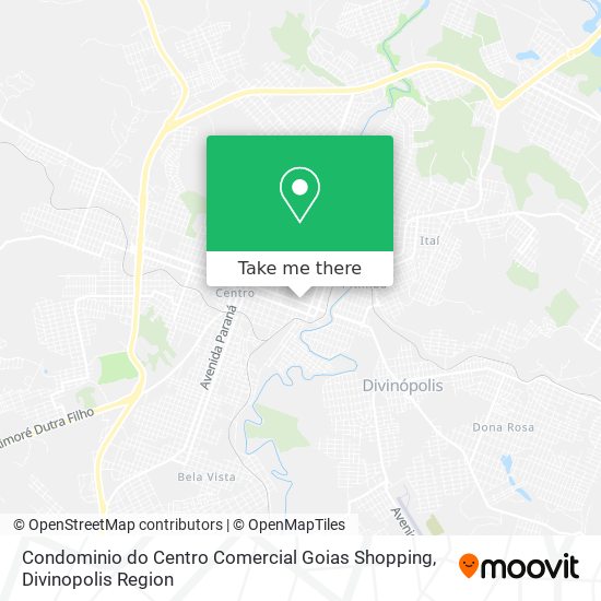 Condominio do Centro Comercial Goias Shopping map