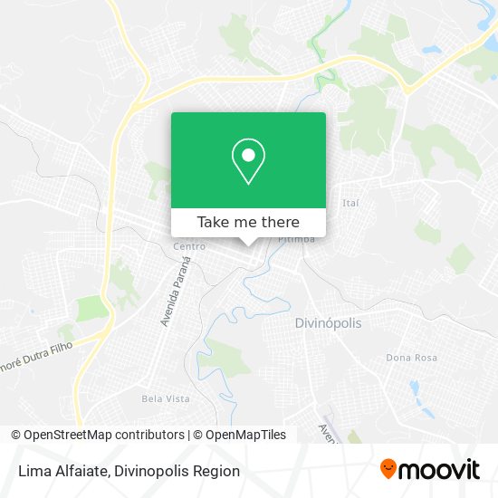 Lima Alfaiate map