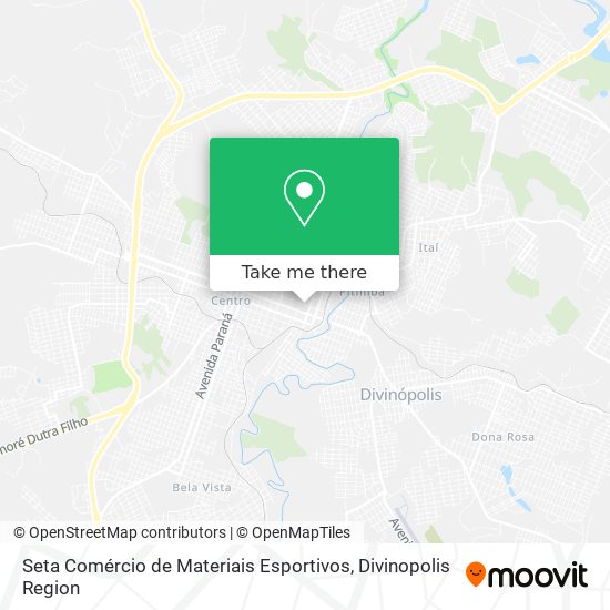 Seta Comércio de Materiais Esportivos map