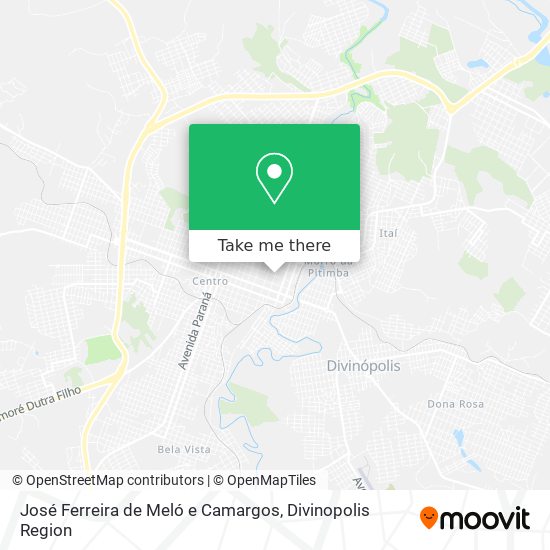 José Ferreira de Meló e Camargos map