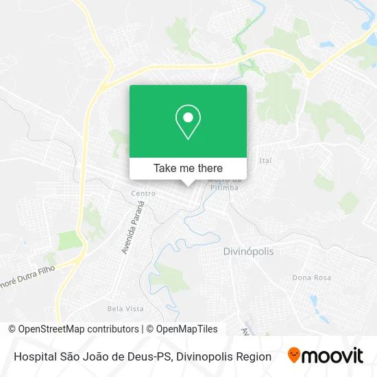 Hospital São João de Deus-PS map