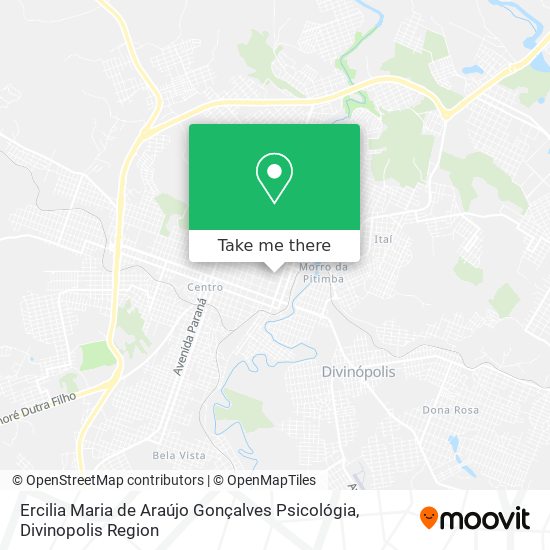 Ercilia Maria de Araújo Gonçalves Psicológia map