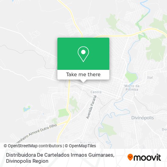 Distribuidora De Cartelados Irmaos Guimaraes map