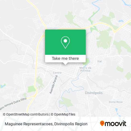 Maguinee Representacoes map