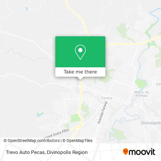 Trevo Auto Pecas map