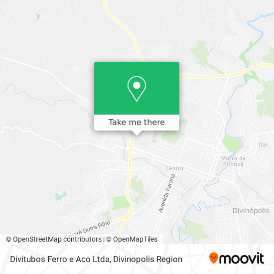 Divitubos Ferro e Aco Ltda map