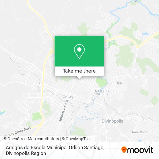 Mapa Amigos da Escola Municipal Odilon Santiago