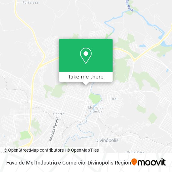 Favo de Mel Indústria e Comércio map