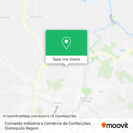 Comando Indústria e Comércio de Confecções map